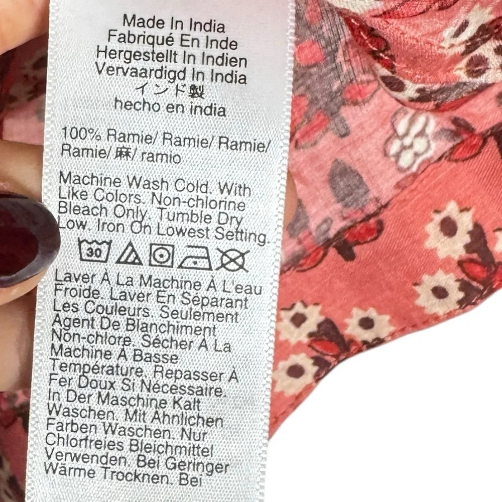 J.Crew Cabana mini‎ dress in block-print ramie